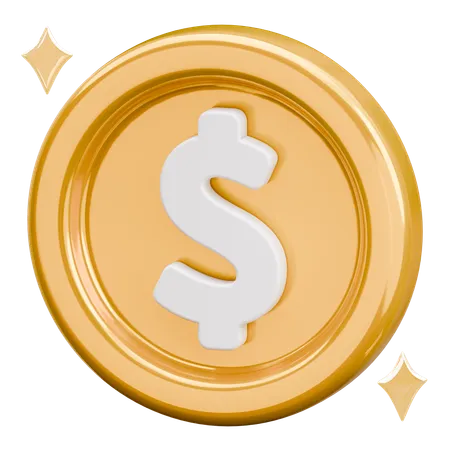 Moneda  3D Icon