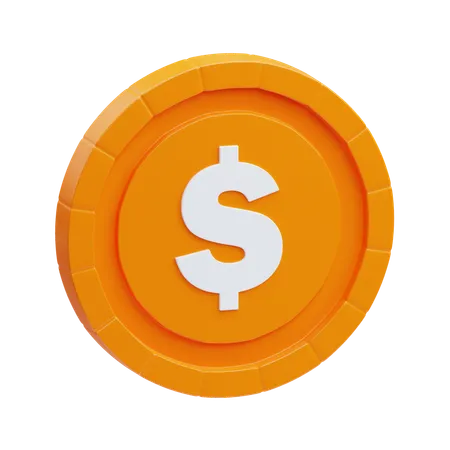 Moneda  3D Icon