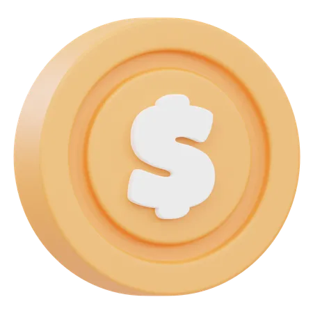 Moneda  3D Icon