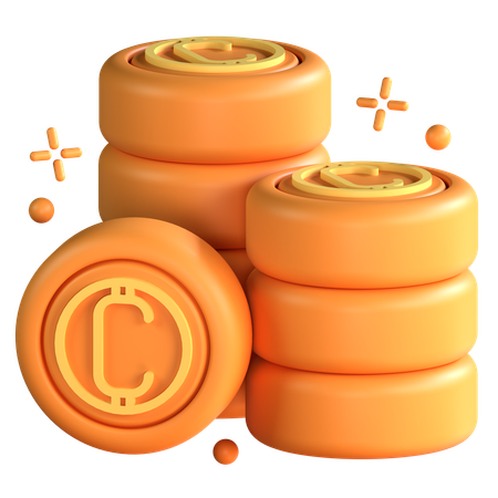 Moneda  3D Icon