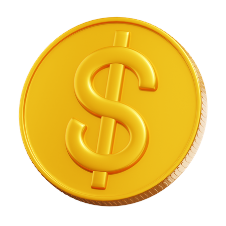 Moneda  3D Icon