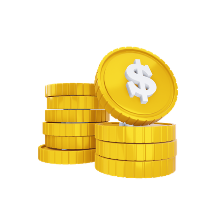 Moneda  3D Icon