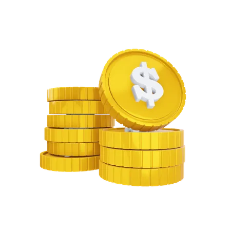 Moneda  3D Icon