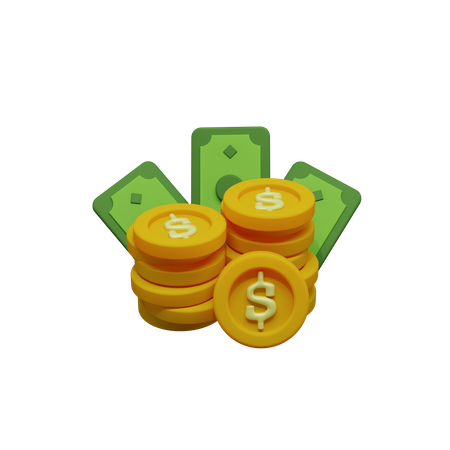 Moneda  3D Icon