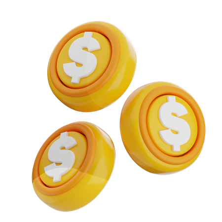 Moneda  3D Icon