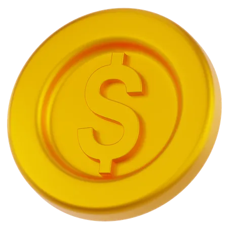 Moneda  3D Icon