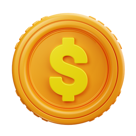 Moneda  3D Icon