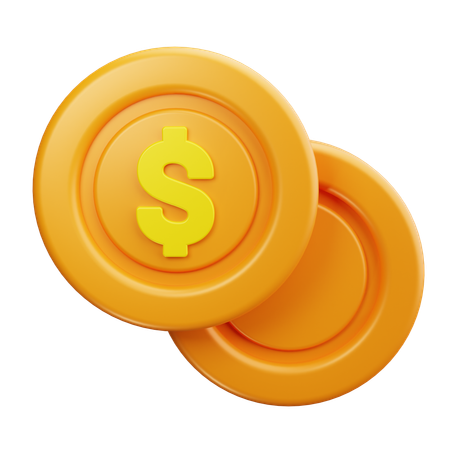 Moneda  3D Icon