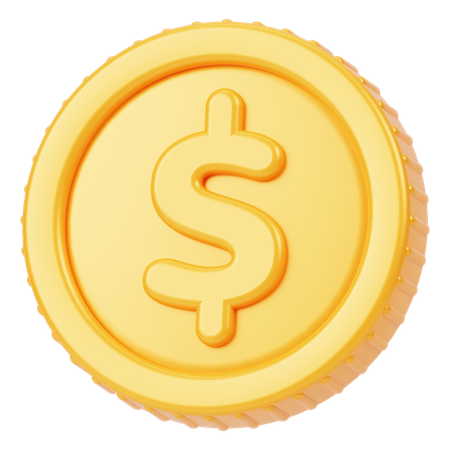 Moneda  3D Icon