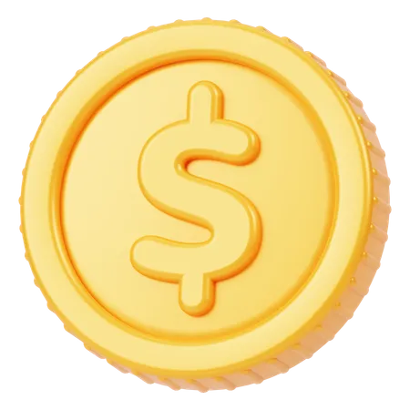 Moneda  3D Icon