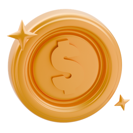 Moneda  3D Icon