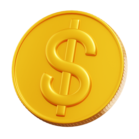 Moneda  3D Icon