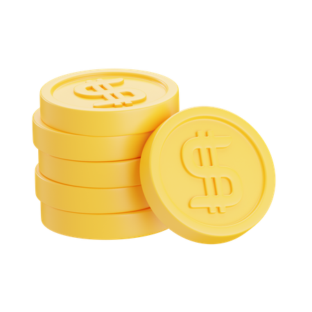 Moneda  3D Icon