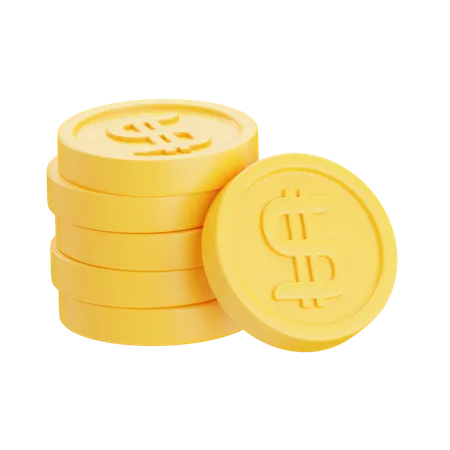 Moneda  3D Icon