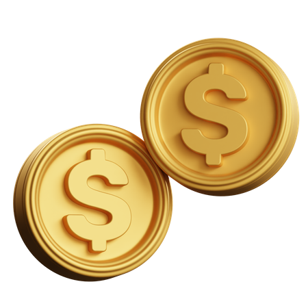 Moneda  3D Icon