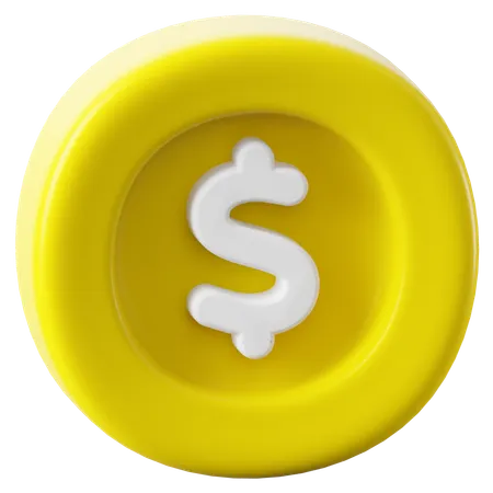 Moneda  3D Icon