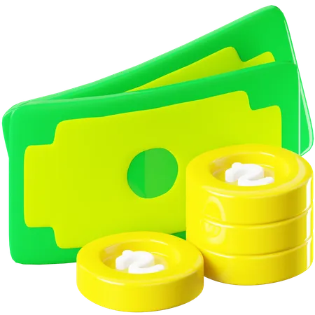 Moneda  3D Icon