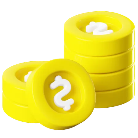 Moneda  3D Icon