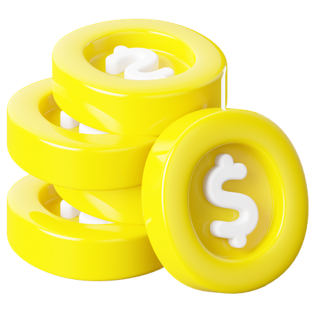 Moneda  3D Icon