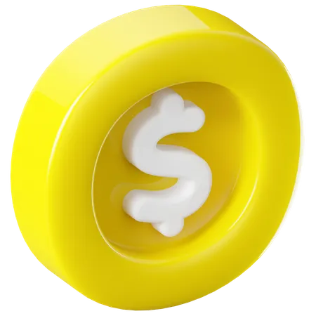 Moneda  3D Icon