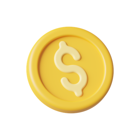 Moneda  3D Icon