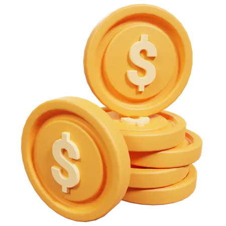 Moneda  3D Icon