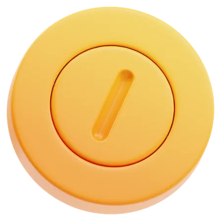 Moneda abstracta  3D Icon