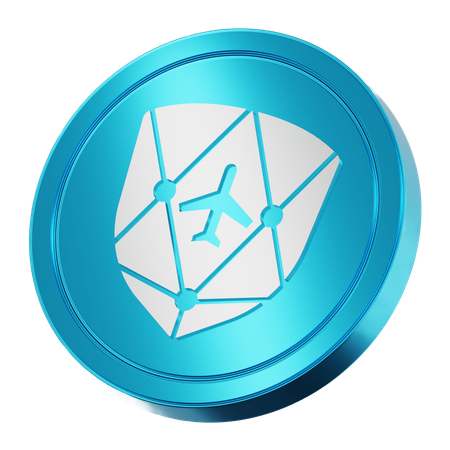 Moneda aeronáutica  3D Icon