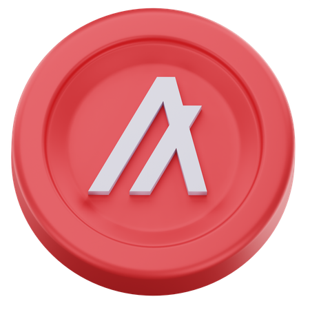 Moneda algorando  3D Icon