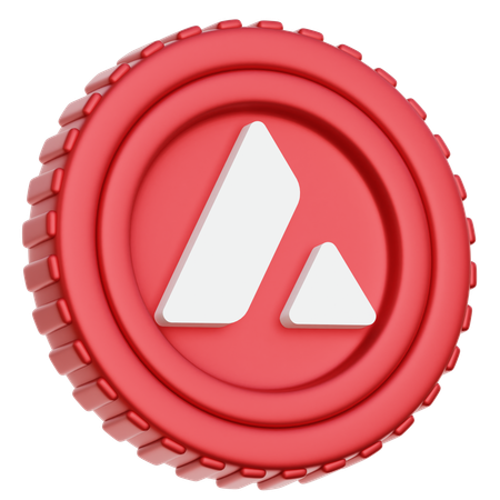 Avalancha moneda avax  3D Icon