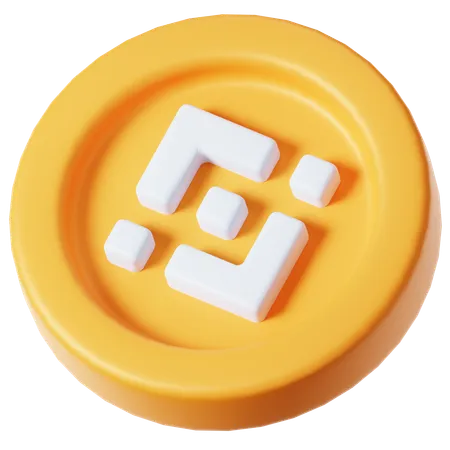 Moneda binance  3D Icon