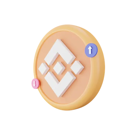 Moneda binance  3D Icon