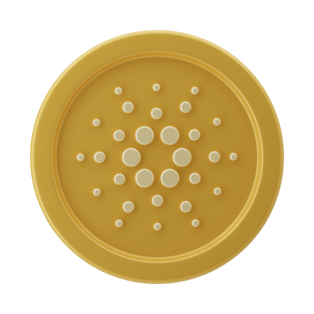 Moneda cardano  3D Illustration