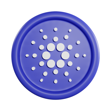 Moneda cardano  3D Icon