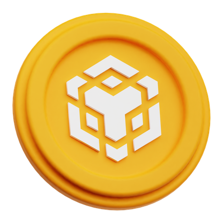 Moneda criptográfica Binance  3D Icon