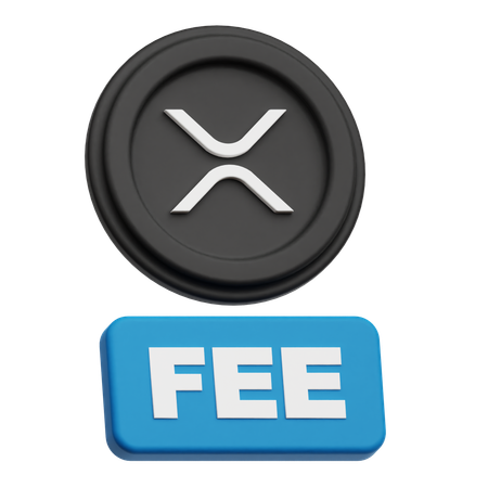 Criptomoneda XRP gratis  3D Icon