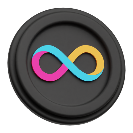 Moneda de computadora de internet  3D Icon