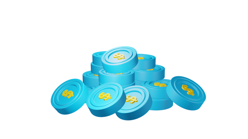 Moneda de dólar  3D Icon