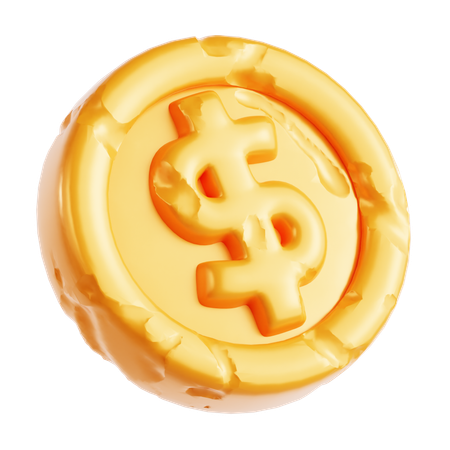Moneda de dólar  3D Icon