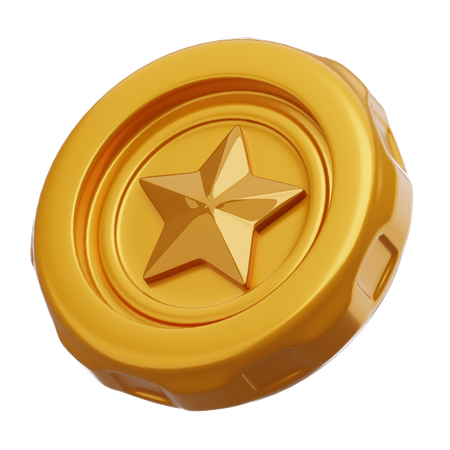 Moneda de juego  3D Icon