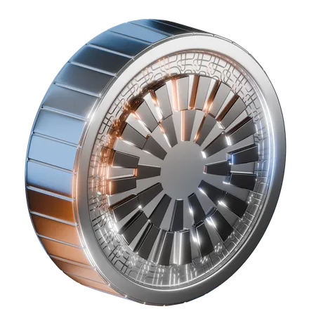 Moneda del manto  3D Icon