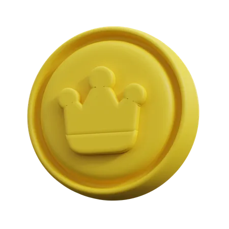 Moneda de oro  3D Icon