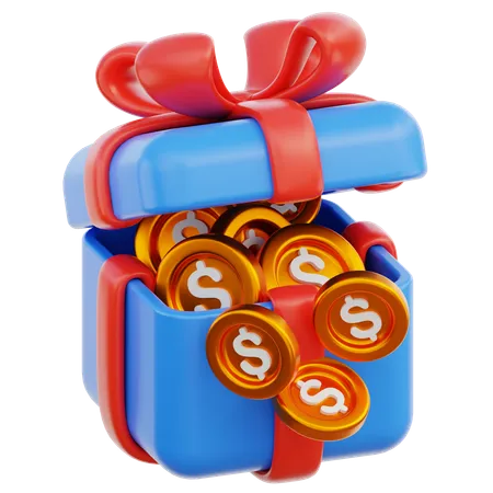 Moneda de regalo  3D Icon