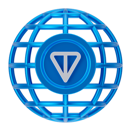 Moneda de tonelada global  3D Icon