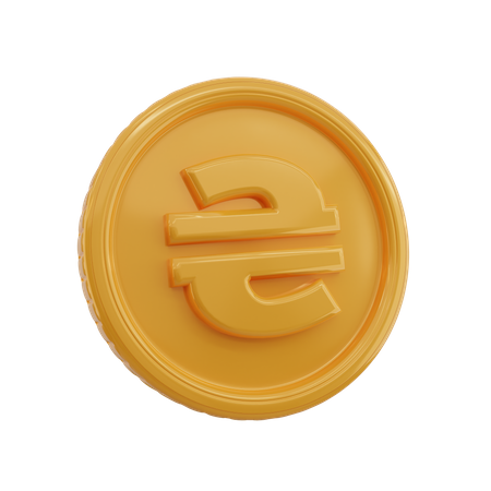 Moneda de ucrania  3D Icon