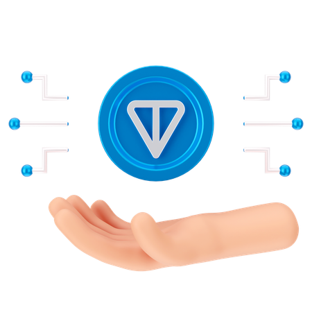 Sosteniendo una moneda de una tonelada  3D Icon