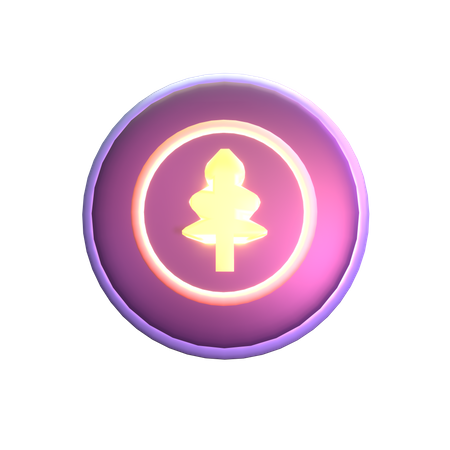 Moneda de vida  3D Icon