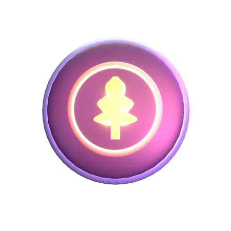 Moneda de vida  3D Icon