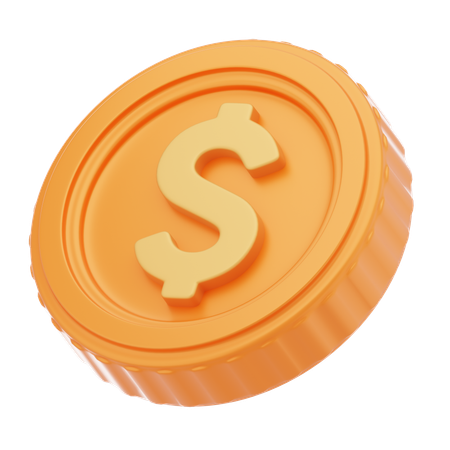 Moneda de dinero  3D Icon