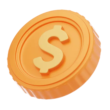 Moneda de dinero  3D Icon